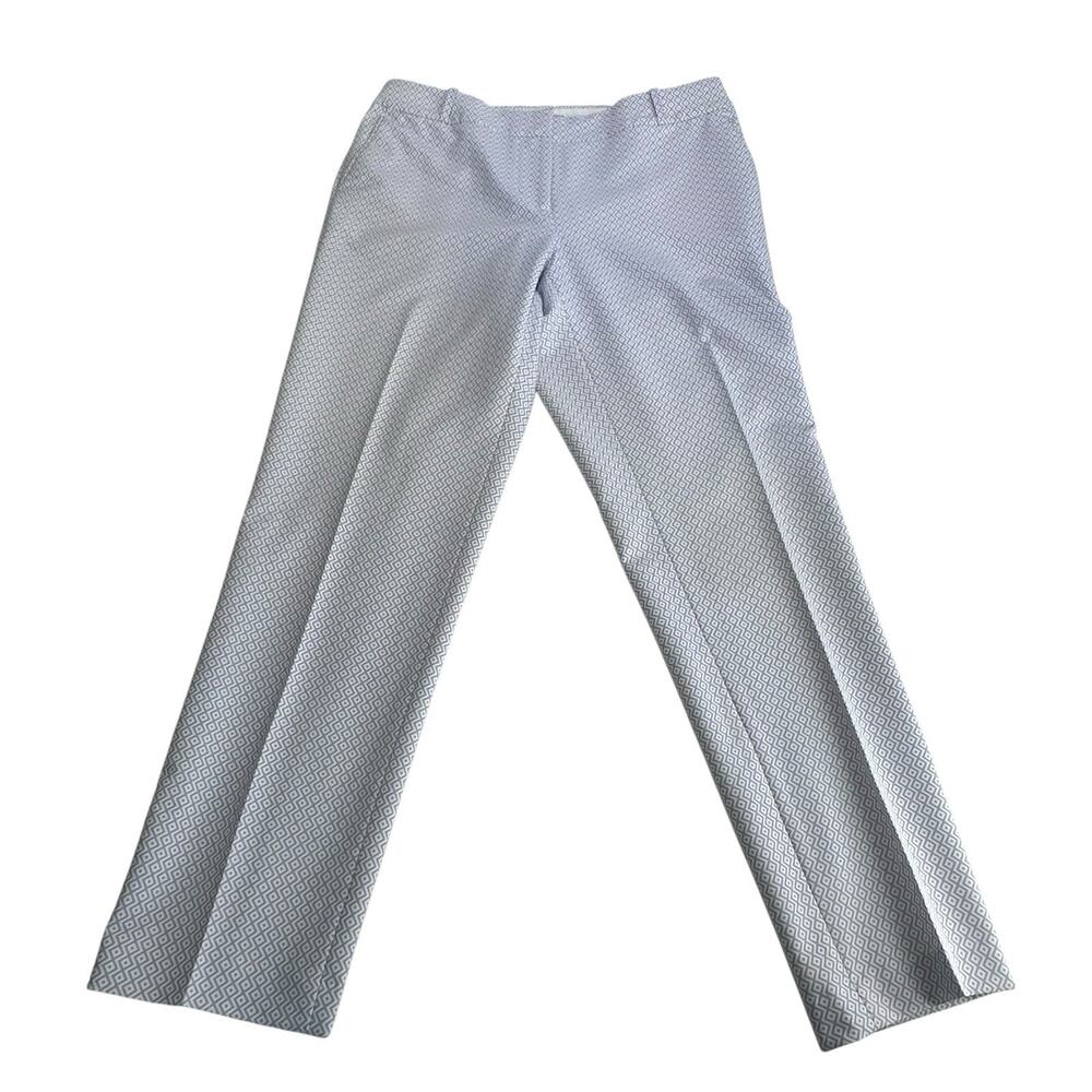 Fairway & Greene Gray Diamond Geometric Stretch Lounge Pants Golf Athleisure 6